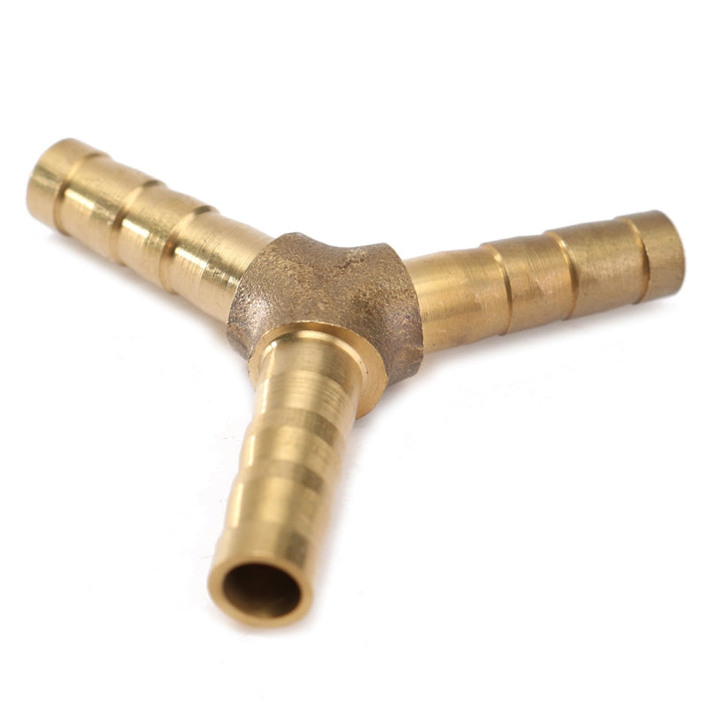 6/8/10MM Brass Connector Gardening Hose ''Y'' Plumbing Fittings Gas Hose Tee