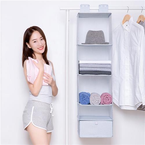 5 Layers Hanging Closet Organizer From Xiaomi Youpin Household Hanging Foldable Storage Bag