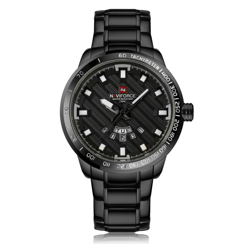 NAVIFORCE NF9090 Fashion Men Quart Watch Luxury Stainless Steel Sport Watch