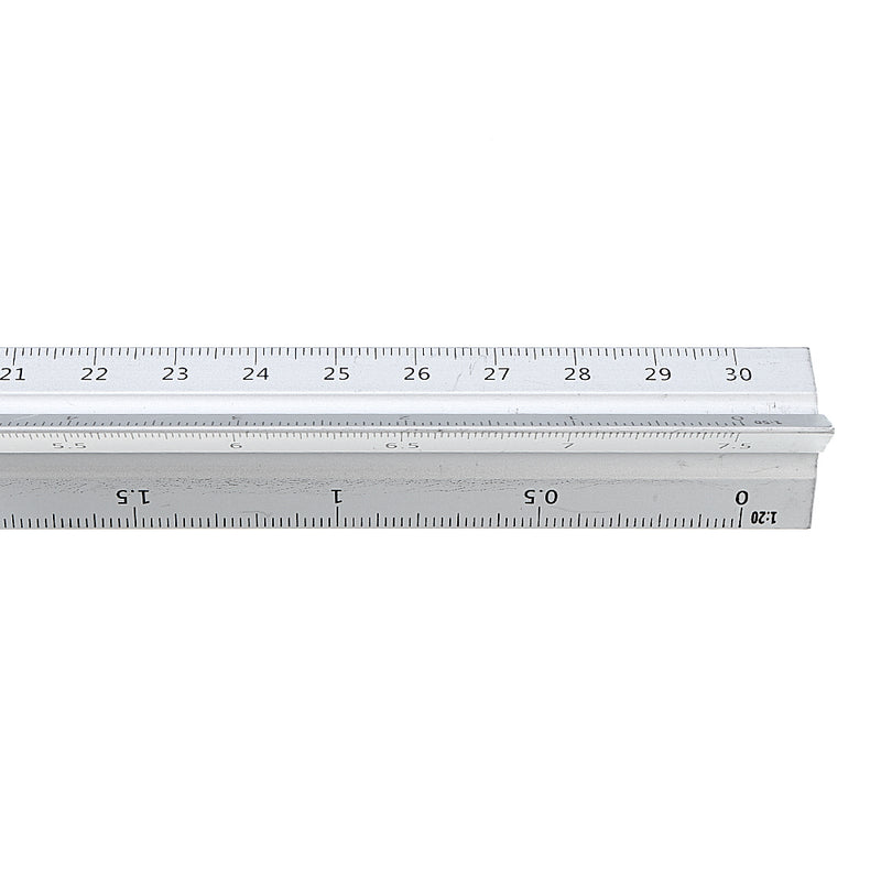 300mm Aluminium Triangle Scale Angle Ruler Architect Engineer Technical Ruler Measuring Gauging Tool