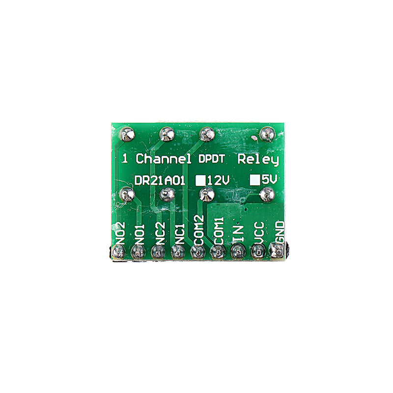 5pcs DR21A01 DC 12V DPDT Relay Module Polarity Reversal Switch Board For  UNO