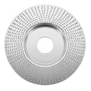 Drillpro 110mm Tungsten Carbide Wood Shaping Disc Carving Disc 22mm Bore Sanding Grinder Wheel for 115 125 Angle Grinder