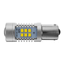 Pair 1156 BA15S 21SMD LED Car Brake Lights Tail Bulb Stop Lamp White/Yellow 12W DC 12V