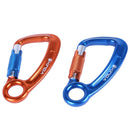 XINDA XD-Q9651 Aluminum 30KN Climbing Carabiner Auto D-shape 3-Way Lock Aerial Safety Accessory