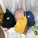 Simple Casual Schoolbag Backpack Laptop Bag Large Capacity Travel Bagpacks for Students Mens Womens