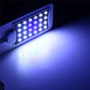 10W SMD5730 24 LED Aquarium Light Clip Fish Tank Lamp White:Blue 5:1 AC220V