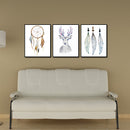 Miico Hand Painted Three Combination Decorative Paintings Simple Style Oil Painting Wall Art For Home Decoration