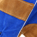 35cm Heavy Duty Black MIG Welding Gloves Gauntlets Welders Leather Thicken Glove