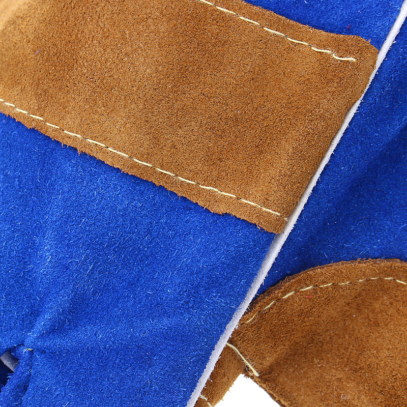 35cm Heavy Duty Black MIG Welding Gloves Gauntlets Welders Leather Thicken Glove