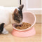 New Design Pet Bowl for Cat Dog Puppy Cute Cat Feeding Supplies Adjustable Direcion and Angle