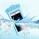 USAMS IPX8 Waterproof Airbag Floating Touch Screen Under Water Phone Bag for iPhone Xiaomi