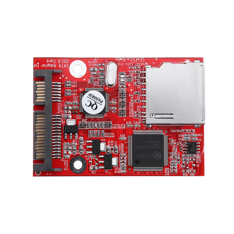 SD to SATA SD SDHC MMC Card To SATA 7+15pin HDD Hard Disk Drive Converter