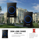CACAZI A30 Smart Waterproof Wireless Music Doorbell Battery 300M Remote Button Receiver Home Call Ring Bell