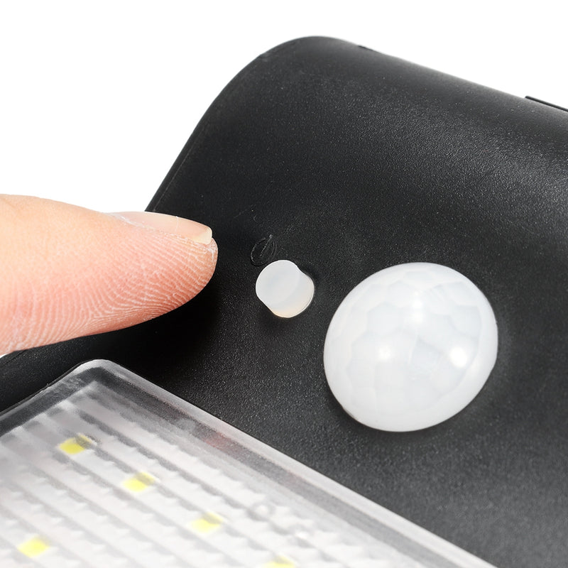 Solar Powered 36 LED PIR Motion Sensor Waterproof Street Security Light Wall Lamp for Outdoor Garden