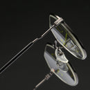 Geometric Progressive Multifocal Presbyopia Reading Glasses Full Frame Resin Lens Glass