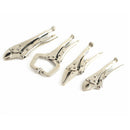 4PCS 6 Inch Cutting Pliers Ground Mouth Straight Jaw Lock Clamp Hand Craftsman Tools Kit Locking Cutting Pliers