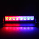 Car LED RGB 16 Color Solar Remote Control Warning Emergency Strobe Light  Anti-tailing 12V 8W