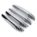 4Pcs Exterior Car Door Handle Cover Trim ABS Chrome Fits For Hyundai Solaris 2017