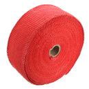15M Red Exhaust Header Manifold Pipe Insulating Wrap Heat Tape + 5 Zip Tie