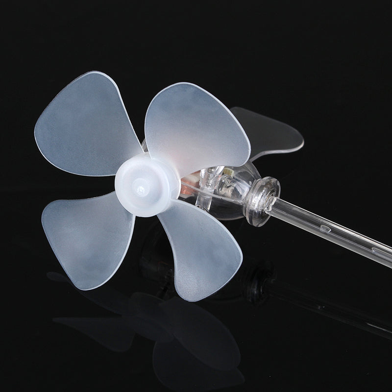 Vertical DIY Project Turbines LED Windmill Small DC Motor Wind Blades Wind Generator