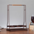 Iron Bottle Holder Carry Rack Box Case Kitchen Storage Stand Shelf