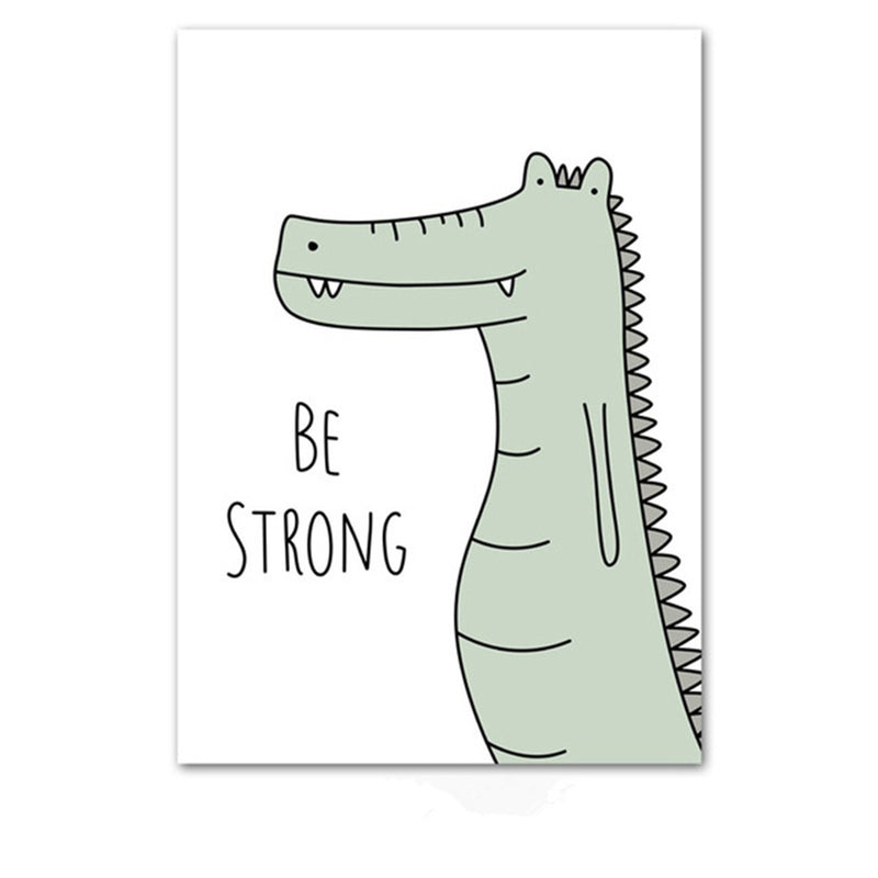 Cute Animal Home Decorations Room Canvas Print Picture Wall Art Painting Xmas Gift