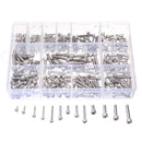 Suleve M3SSH2 M3/M4/M5 A2 Stainless Steel Hex Allen Socket Cap Screws Bolts Assorted Kit 270Pcs