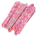 50Pcs Colorful Sanding Nail Art Files Buffer Block Manicure Tools Cleaner Polish Gel Remove