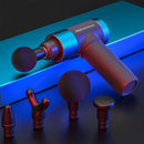 6000MAh USB LED Electric Percussion Massager 6800r/min / 7200r/min Handheld Therapy Device For Relaxing Shock Vibration Deep Muscles Electric Massager