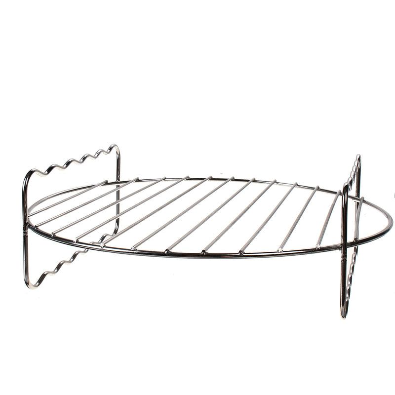 8pcs 9 Inch Non-stick Air Fryer Accessories Cake Pizza BBQ Roast Barbecue Baking Pan