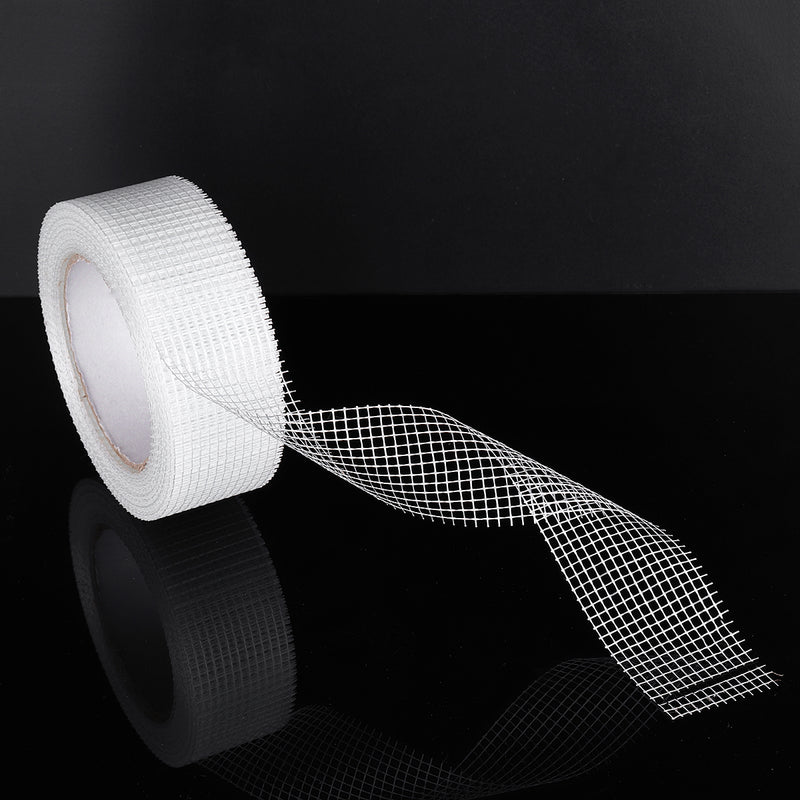 30mX50mm Alkali & Corrosion Resistant Fiberglass Cloth Tape Mesh Joint Plain Weave