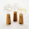Battery Powered 10 LEDs Cork Shaped LED Night Starry Light Wine Bottle Holiday Lamp for Christmas Party