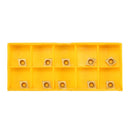 10Pcs CCMT060204 US735 CCMT21.51 CNC Carbide Inserts For Steel/Stainless Steel