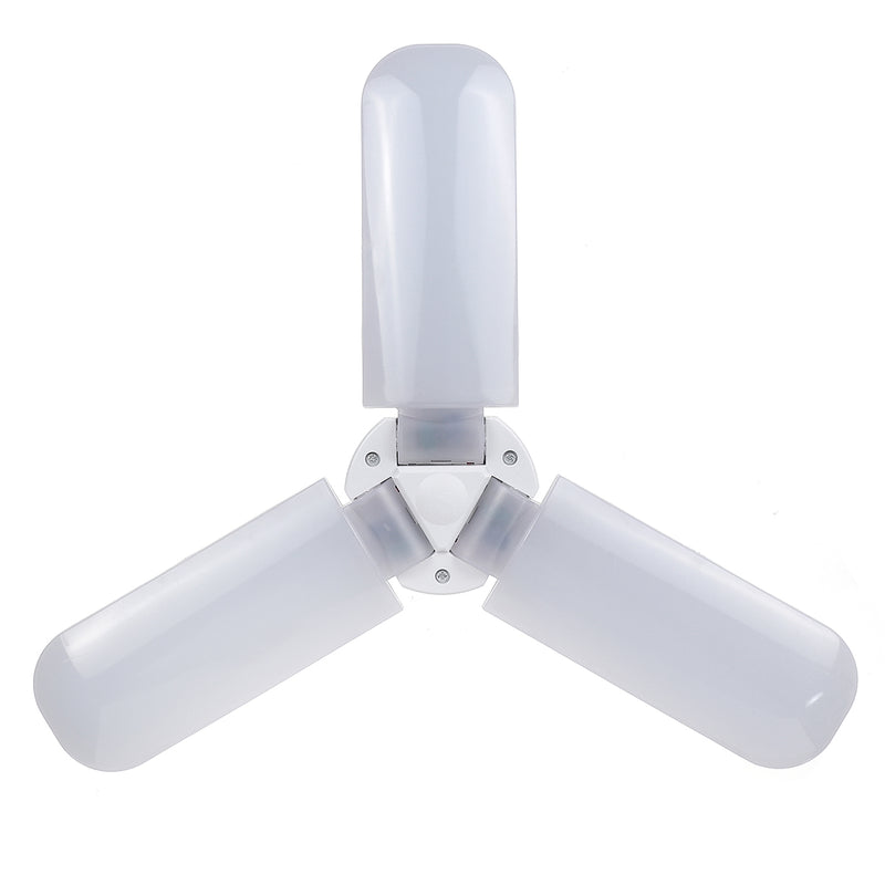 E27 36W Foldable LED Ceiling Fan Light Bulb Night Lamp Chandelier for Hallway Indoor Home Use
