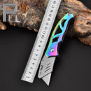 LAOTIE 170mm 3Cr13 Stainless Steel Portable Creative Utility Cutter Line Lock Cutter Art Work Cutting Tools Folding Knife