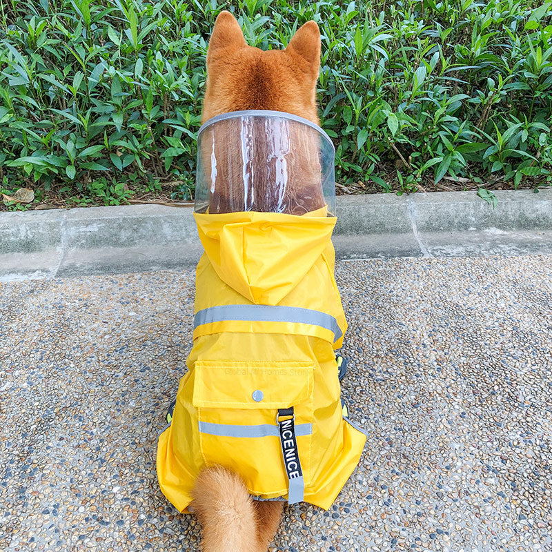 Pet Dog Raincoat Four Feet Waterproof PetS Articles Clothing Spring Suitable For Rainy Days From Xiaomi Youpin