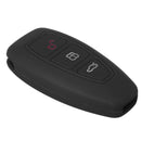 Silicone 3-Button Remote Key Fob Case Cover for FORD FOCUS MONDEO KUGA FIESTA FUSION