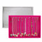 Velvet Necklace Curved Showcase Storage Holder Jewelry Display Tray
