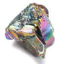Rainbow Titanium Coated Drusy Quartz Crystals Geode Gemstone Mineral Rocks Decorations