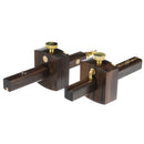 8 Inch Woodworking Carpenter Tool Ebony Copper Scribers Screw Cutting Mark Gauge