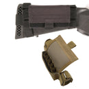 Ambidextrous 5 Round Tactical Buttstock Shotgun Shell Bullet Pouch Ammo Carrier Gun Accessories