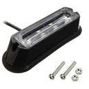 4 LED Waterproof Car Truck Strobe Flash Warning Light Side Maker Light Amber DC 12 24V