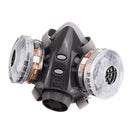 Dual Activated Carbon Double Gas Mask Protection Filter Chemical Half Face Respirator Mask Fire Protection
