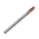 Drillpro 4 Flutes 90 Degree Chamfer Mill HRC60 3-12mm Tungsten Steel AlTiN Coating Milling Cutter