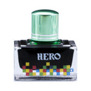 HERO 40ml Colored Painting Ink Bottled Smooth Writing Fountain Pen Ink Non-carbon Waterproof Ink Refill Students Stationery Office School Supplies