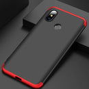 Bakeey 3 in 1 Double Dip 360 Hard PC Full Protective Case For Xiaomi Mi8 Mi 8 6.21 inch