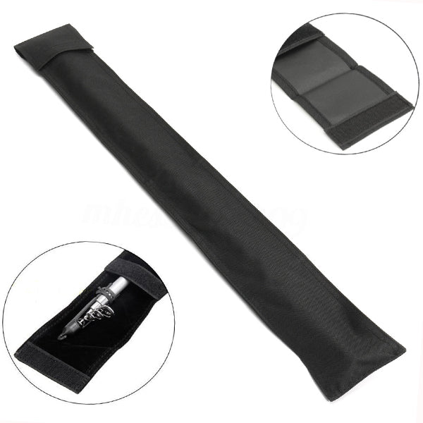 45 Inch (115cm) Black Pool Cue Bag for 3/4 Billiard Stick Storage Fishing Rod Case