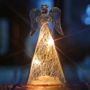 Romantic Angel Night Light Glass Luminescent Lamp Room Bedroom Wedding Desk Decoration Gift