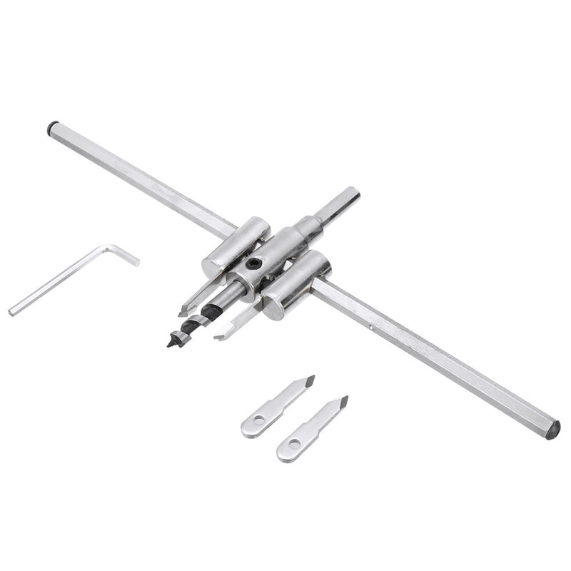 30-300mm Durable Adjustable Wood Circle Cutter Hole Saw Drill Bit DIY Power Tool