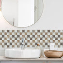 20x20cm 6Pcs Creative Tile Paste Wall Sticker Kitchen Bathroom Floor Decoration
